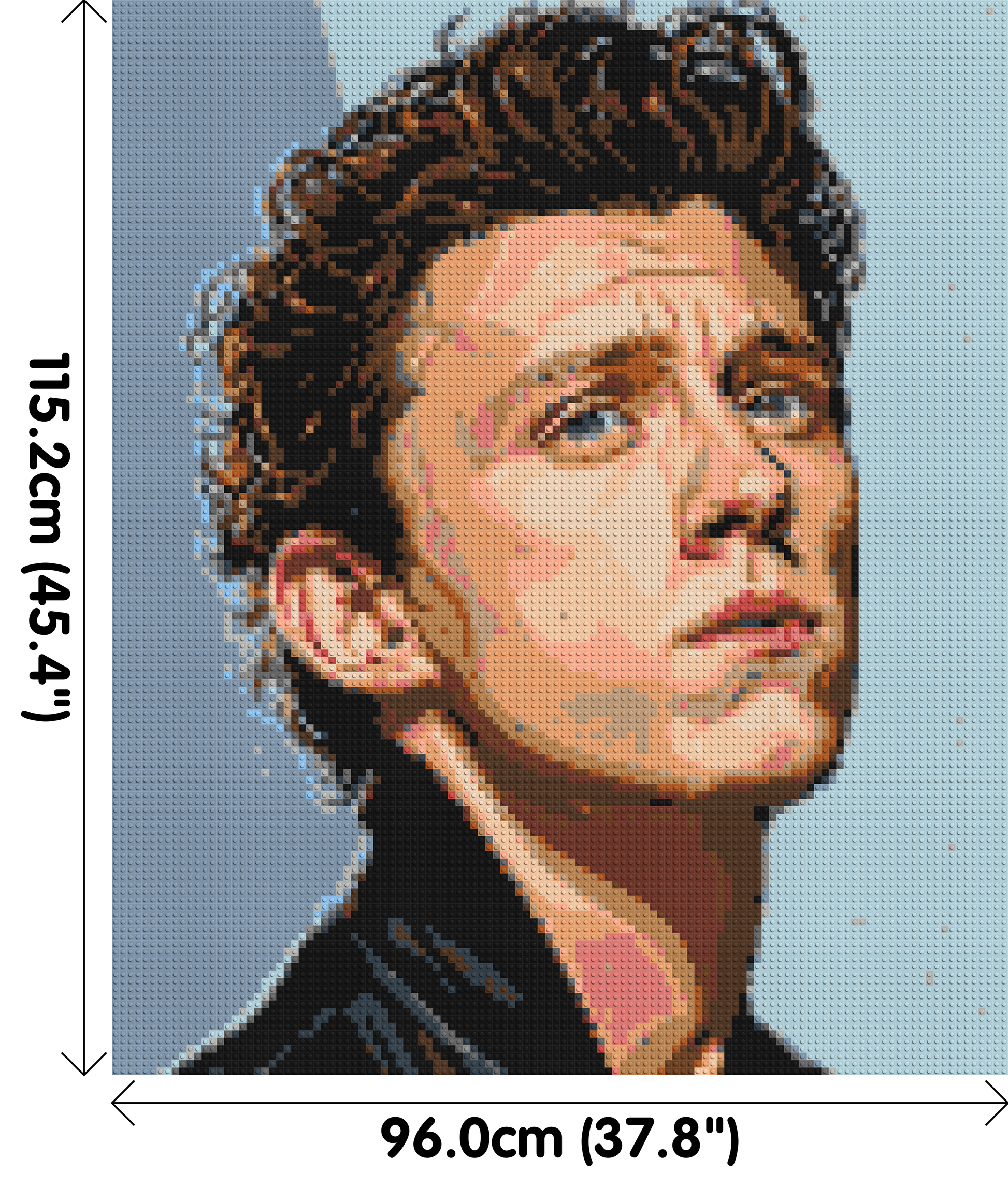 Tom Holland - Brick Art Mosaic Kit 5x6 dimensions