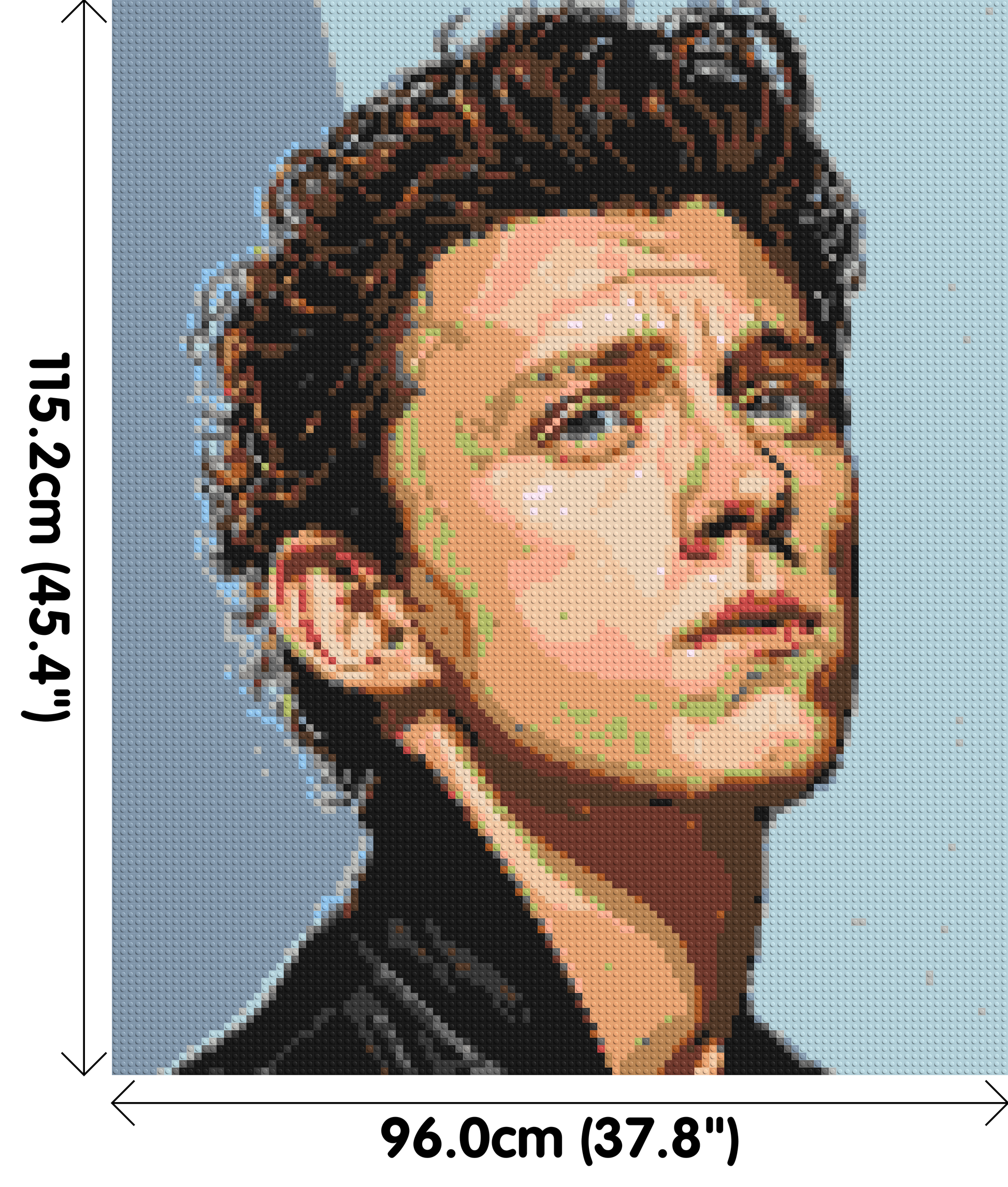 Tom Holland - Brick Art Mosaic Kit 5x6 dimensions