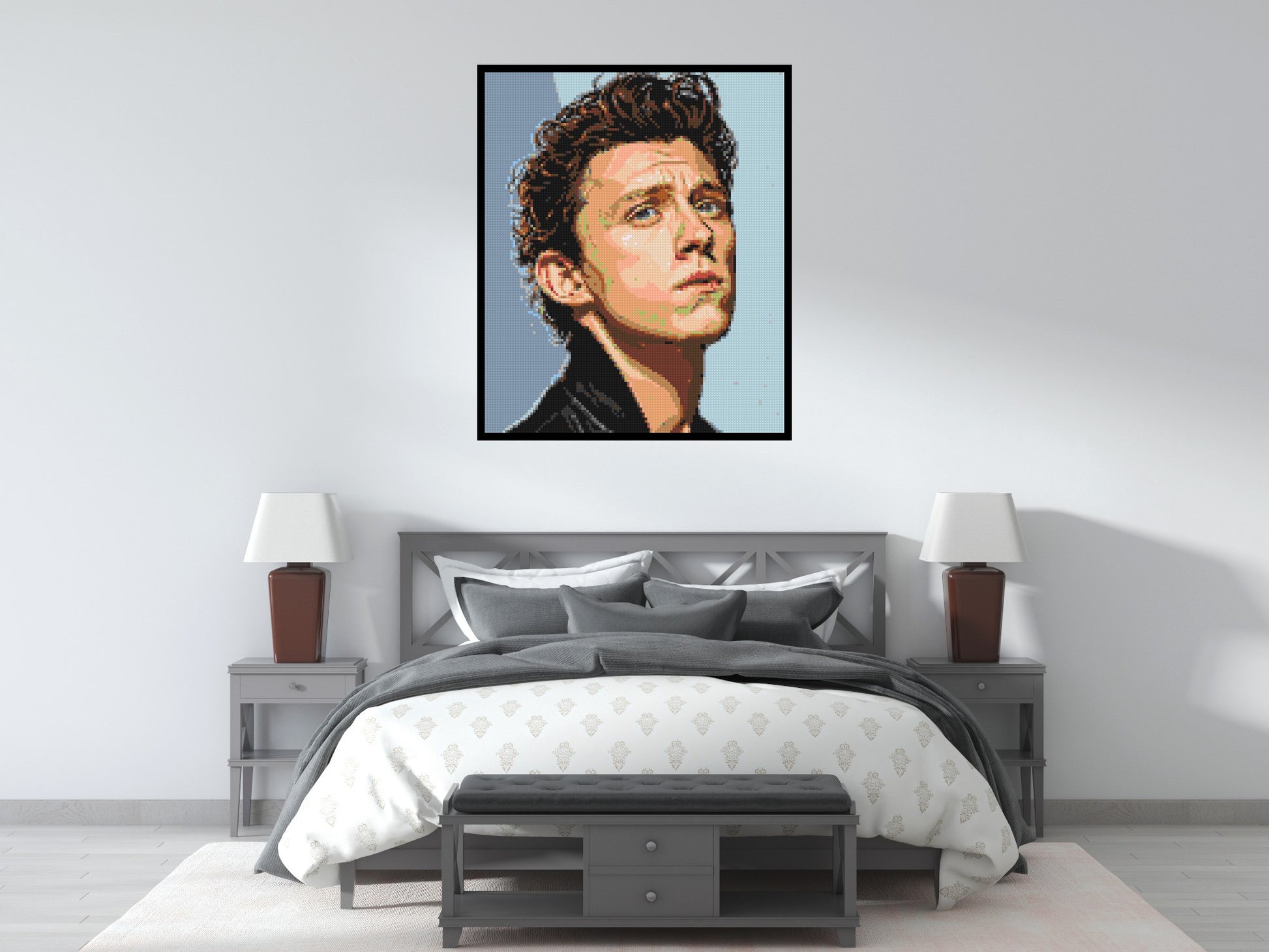 Tom Holland - Brick Art Mosaic Kit 5x6 scene with frame