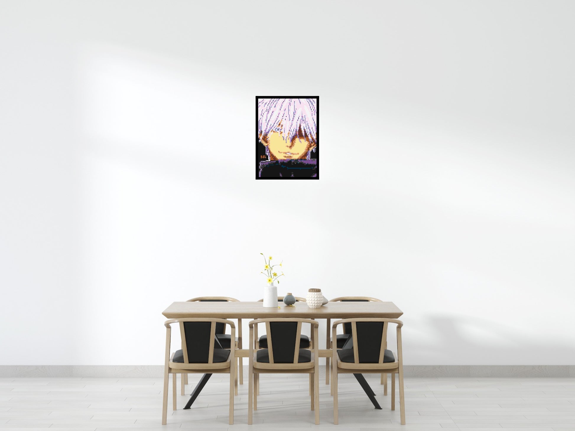 Satoru Gojo - Brick Art Mosaic Kit 3x4 scene with frame