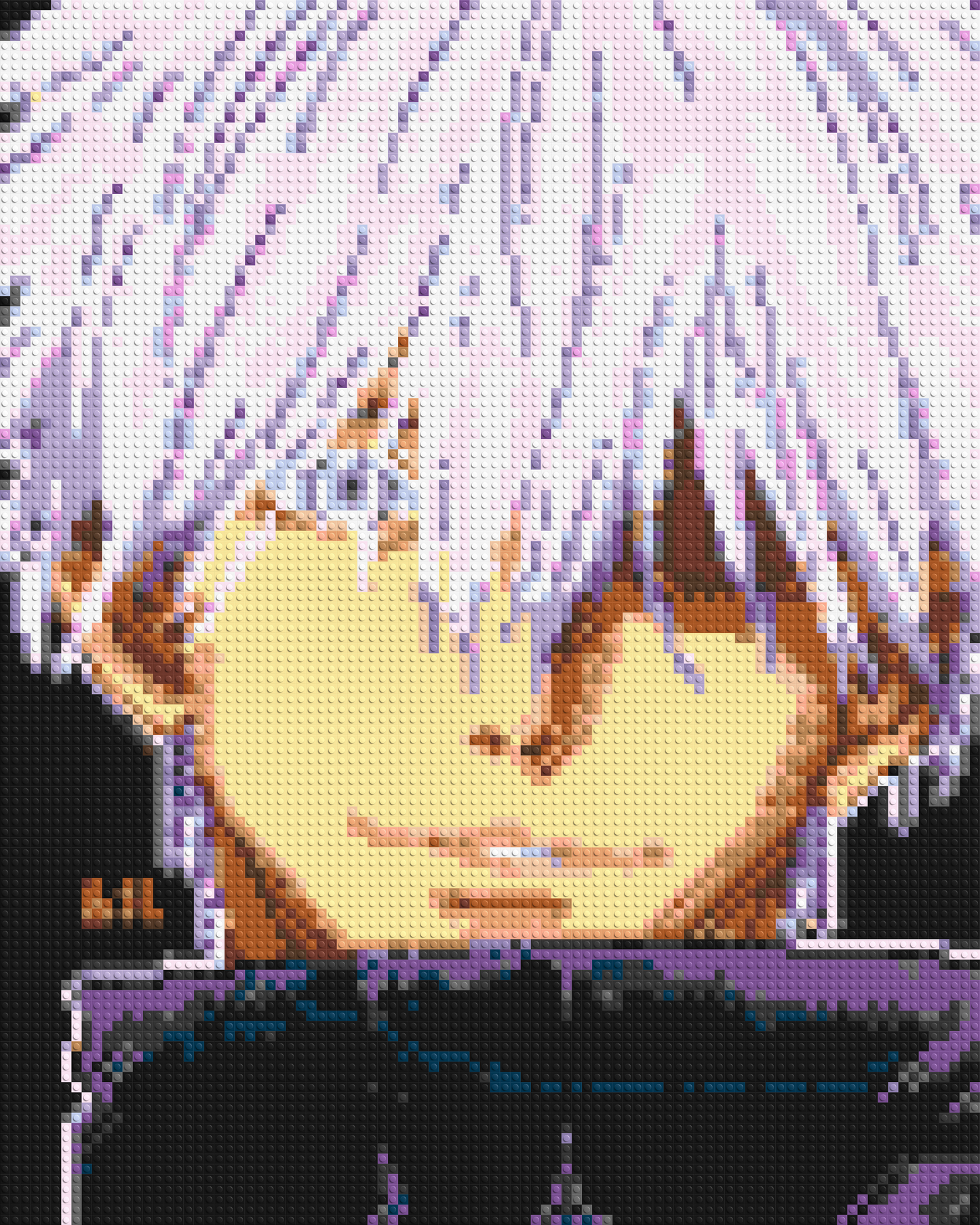 Satoru Gojo - Brick Art Mosaic Kit 4x5 large