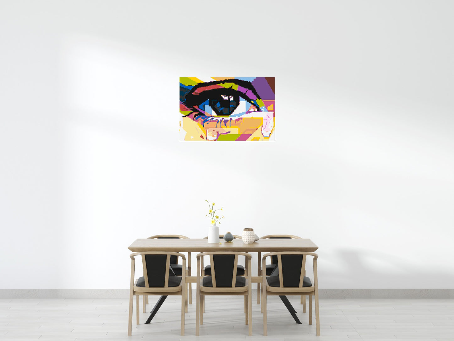 Crying Eye - Brick Art Mosaic Kit 6x4 large