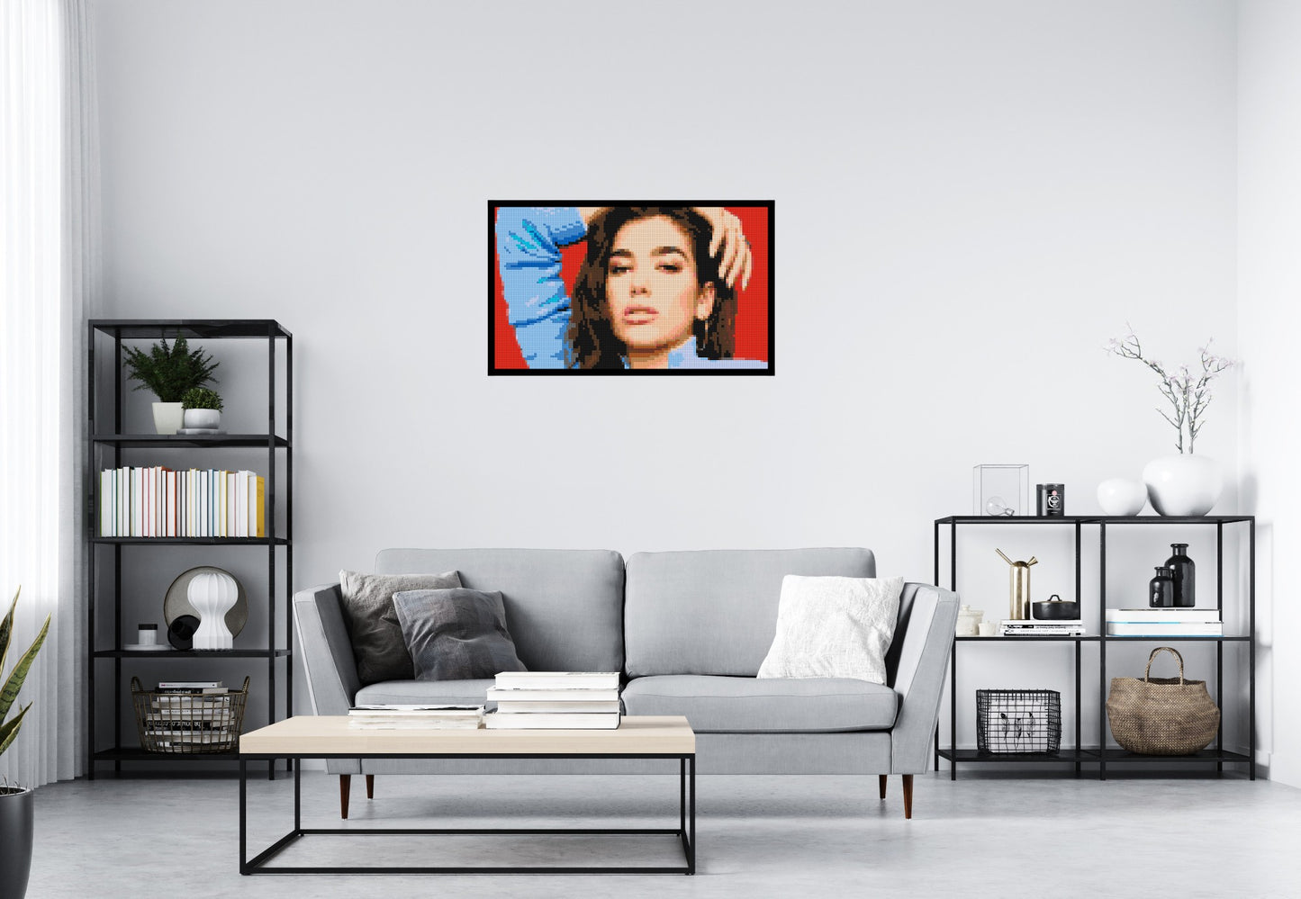 Dua Lipa - Brick Art Mosaic Kit 5x3 large