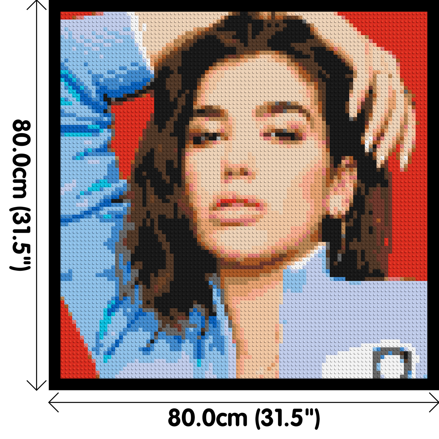 Dua Lipa - Brick Art Mosaic Kit 4x4 large