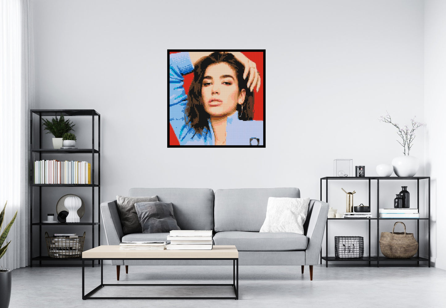 Dua Lipa - Brick Art Mosaic Kit 5x5 large