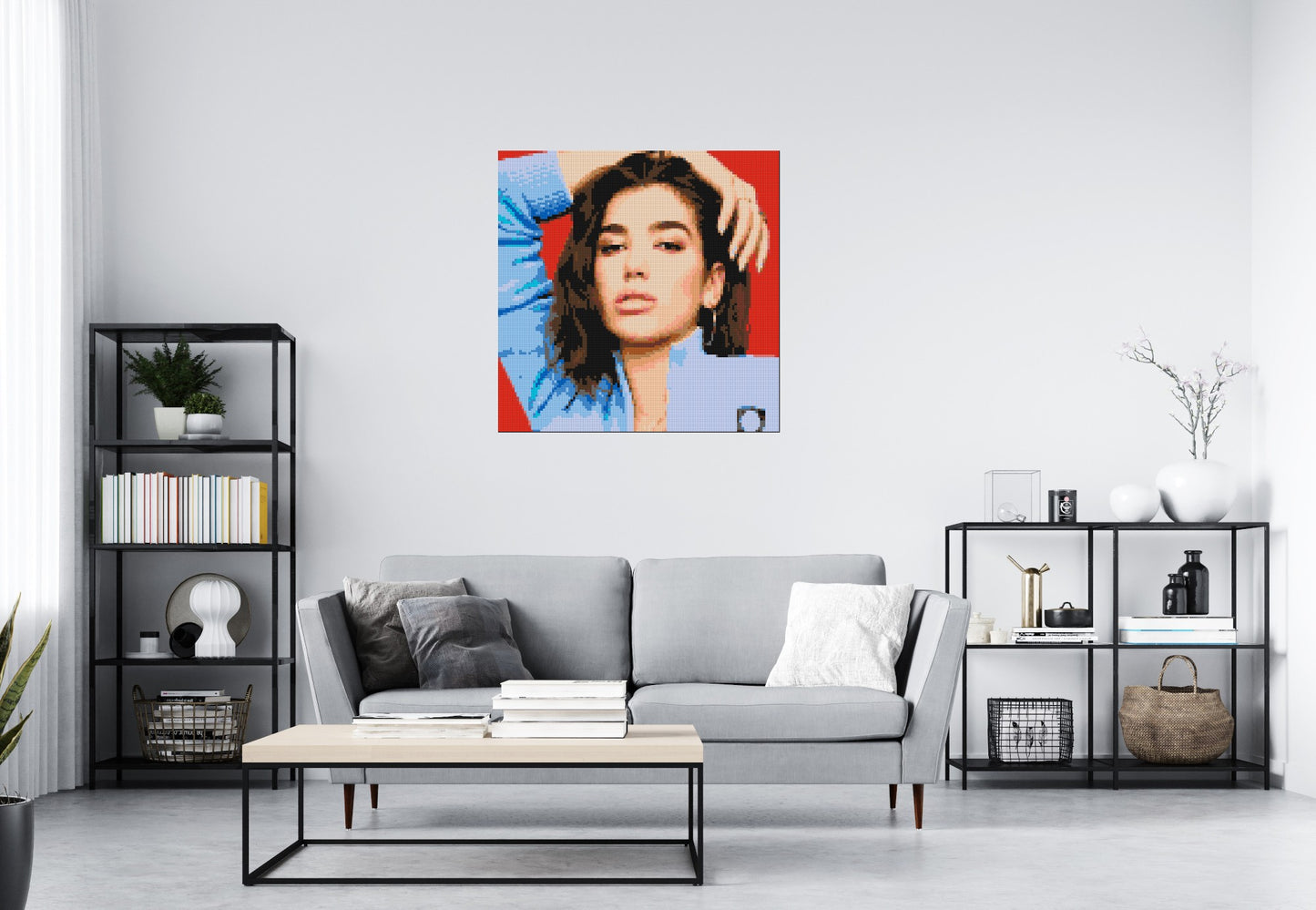 Dua Lipa - Brick Art Mosaic Kit 5x5 large