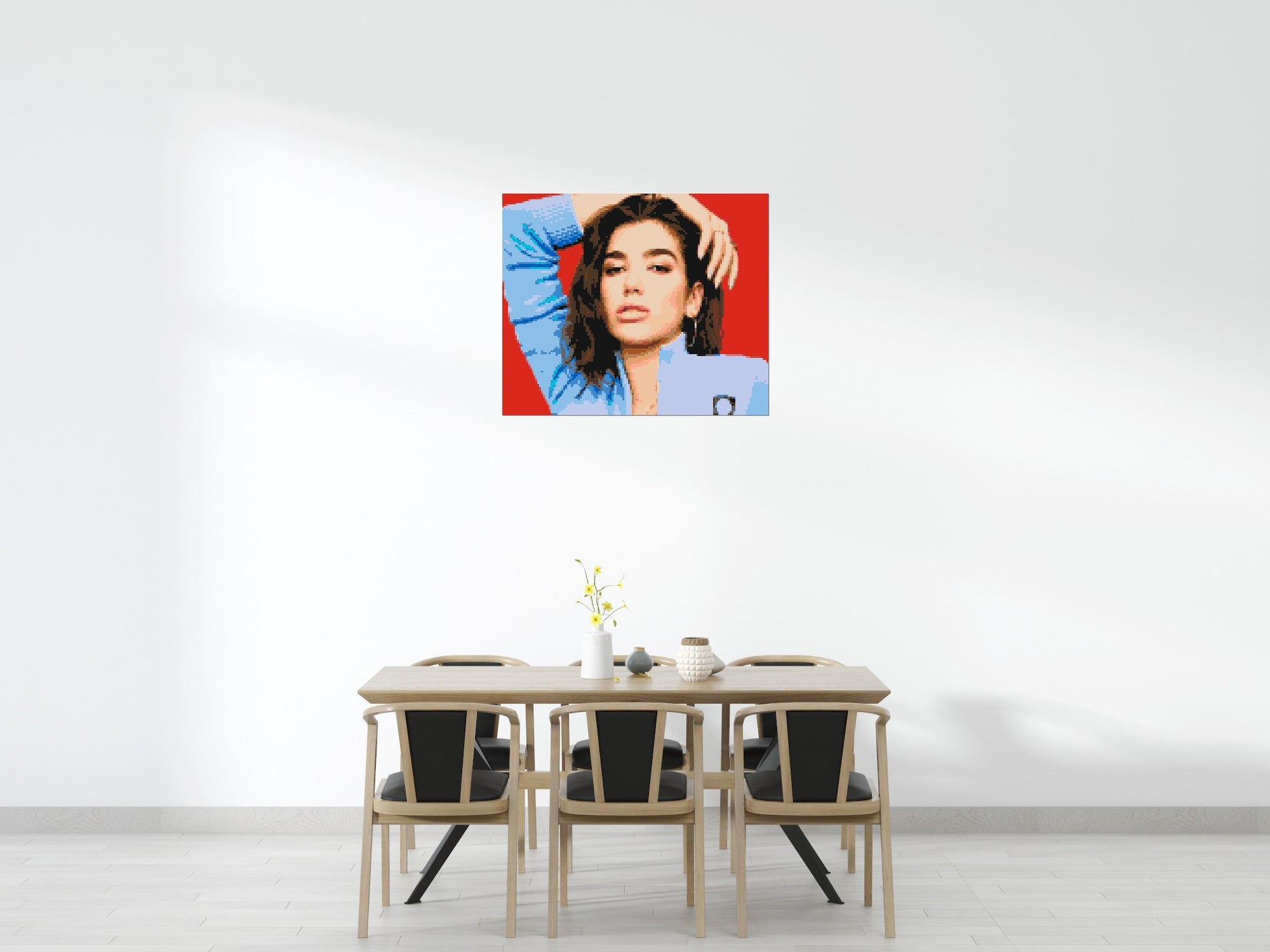 Dua Lipa - Brick Art Mosaic Kit 6x5 scene