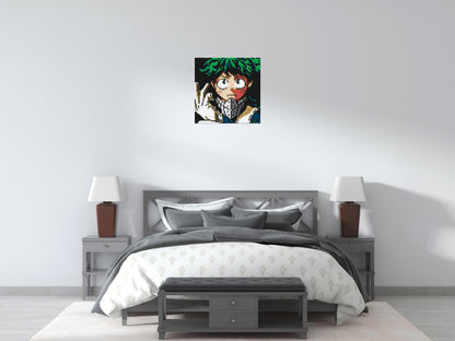 Izuku Midoriya Pixel Art - Brick Art Mosaic Kit 3x3 large