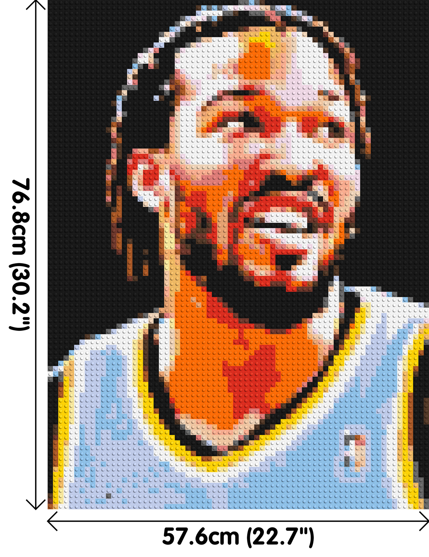 Jalen Brunson - Brick Art Mosaic Kit 3x4 large