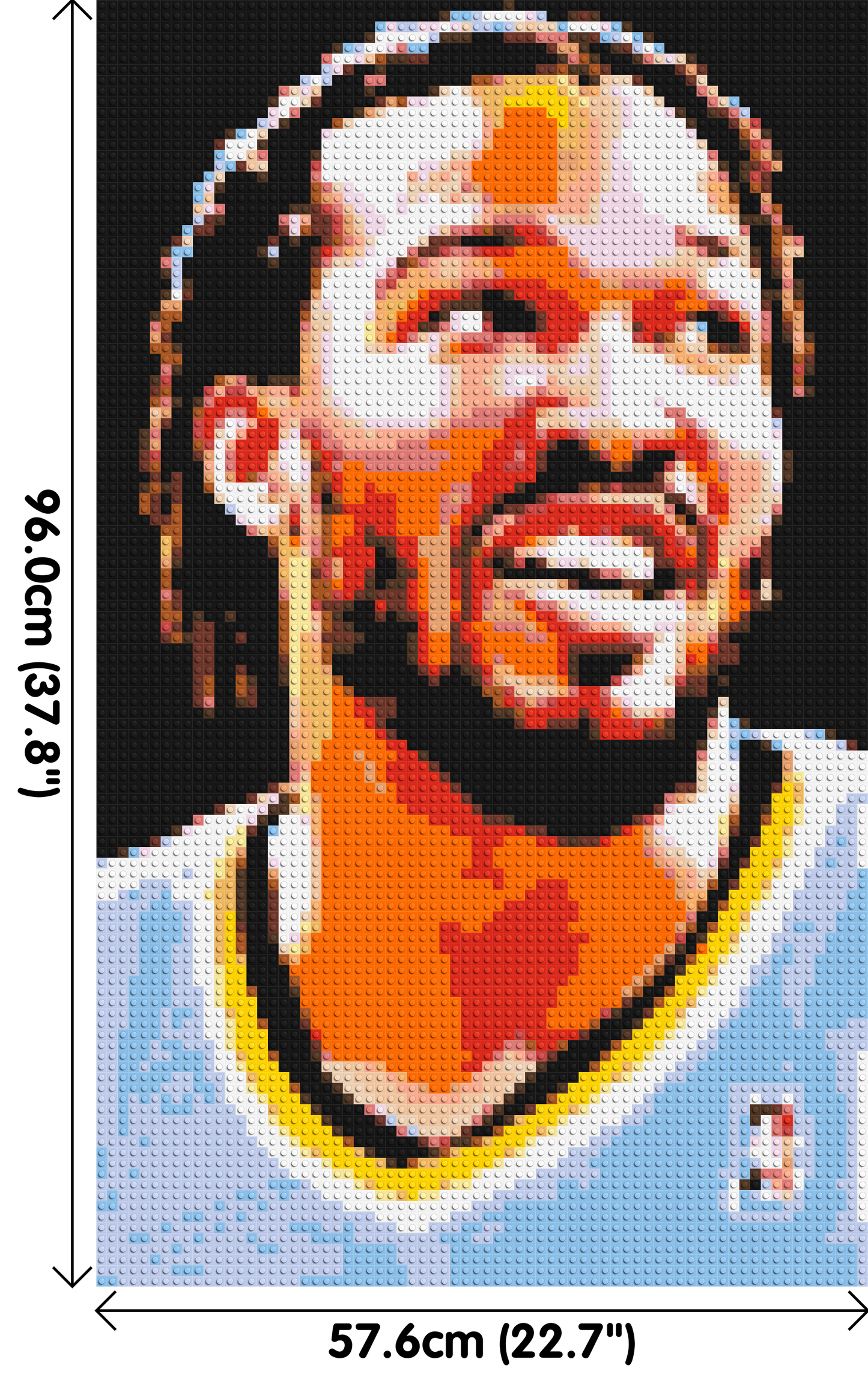 Jalen Brunson - Brick Art Mosaic Kit 3x5 large