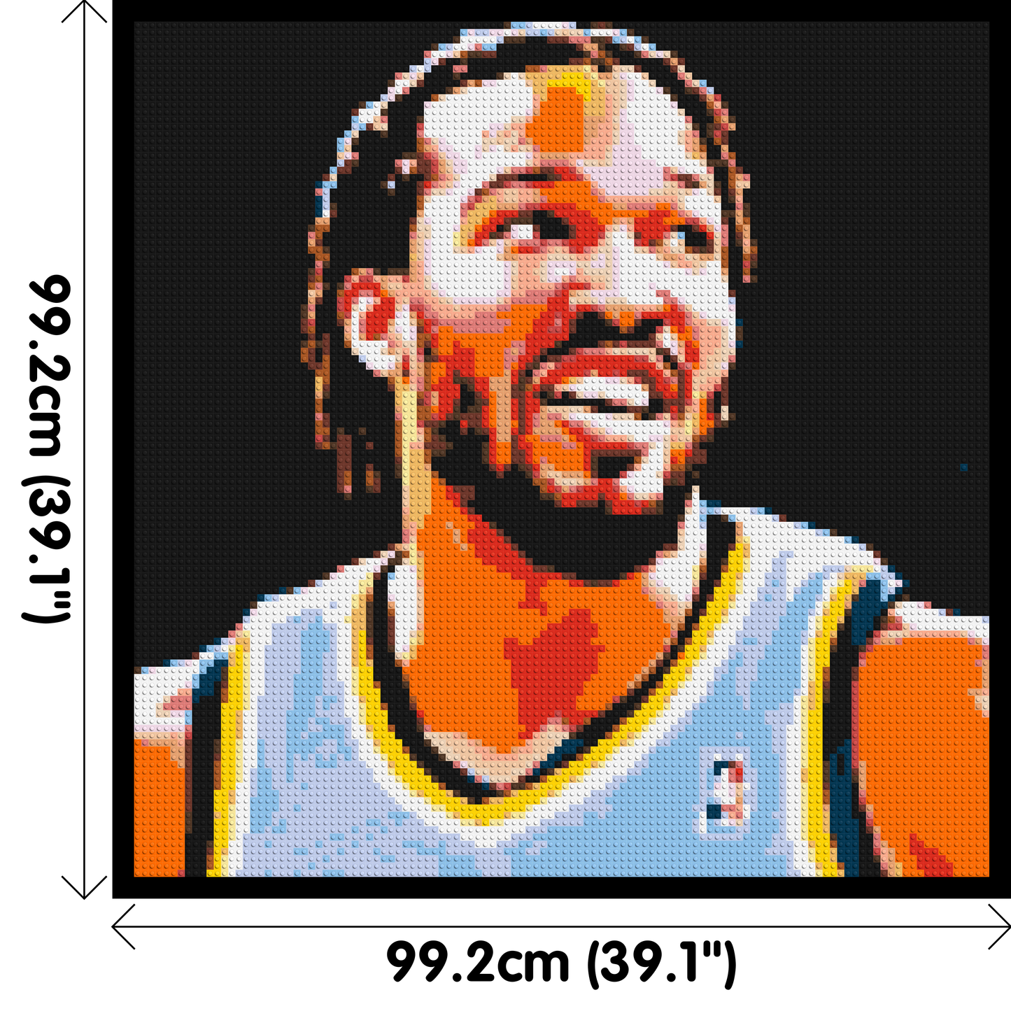 Jalen Brunson - Brick Art Mosaic Kit 5x5 large