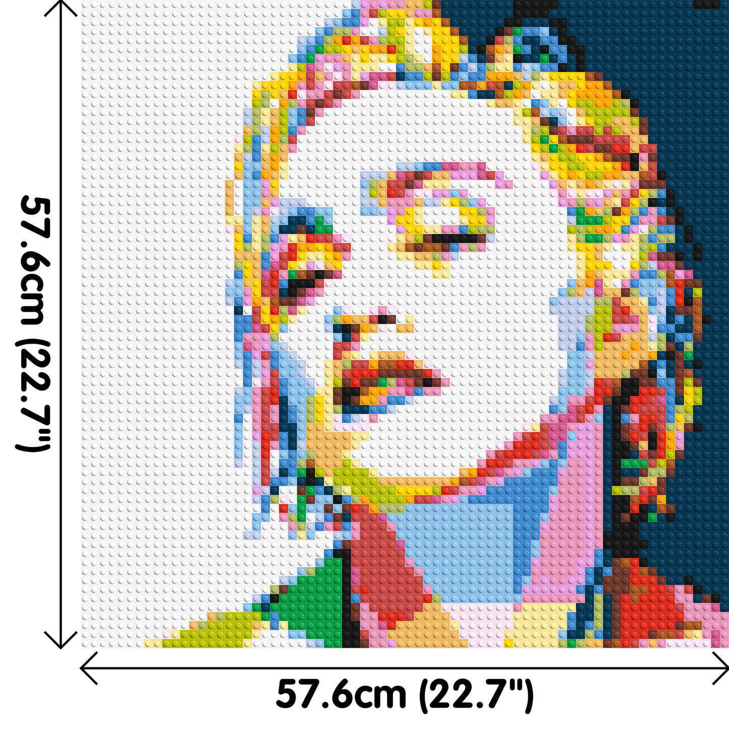 Madonna - Brick Art Mosaic Kit 3x3 large