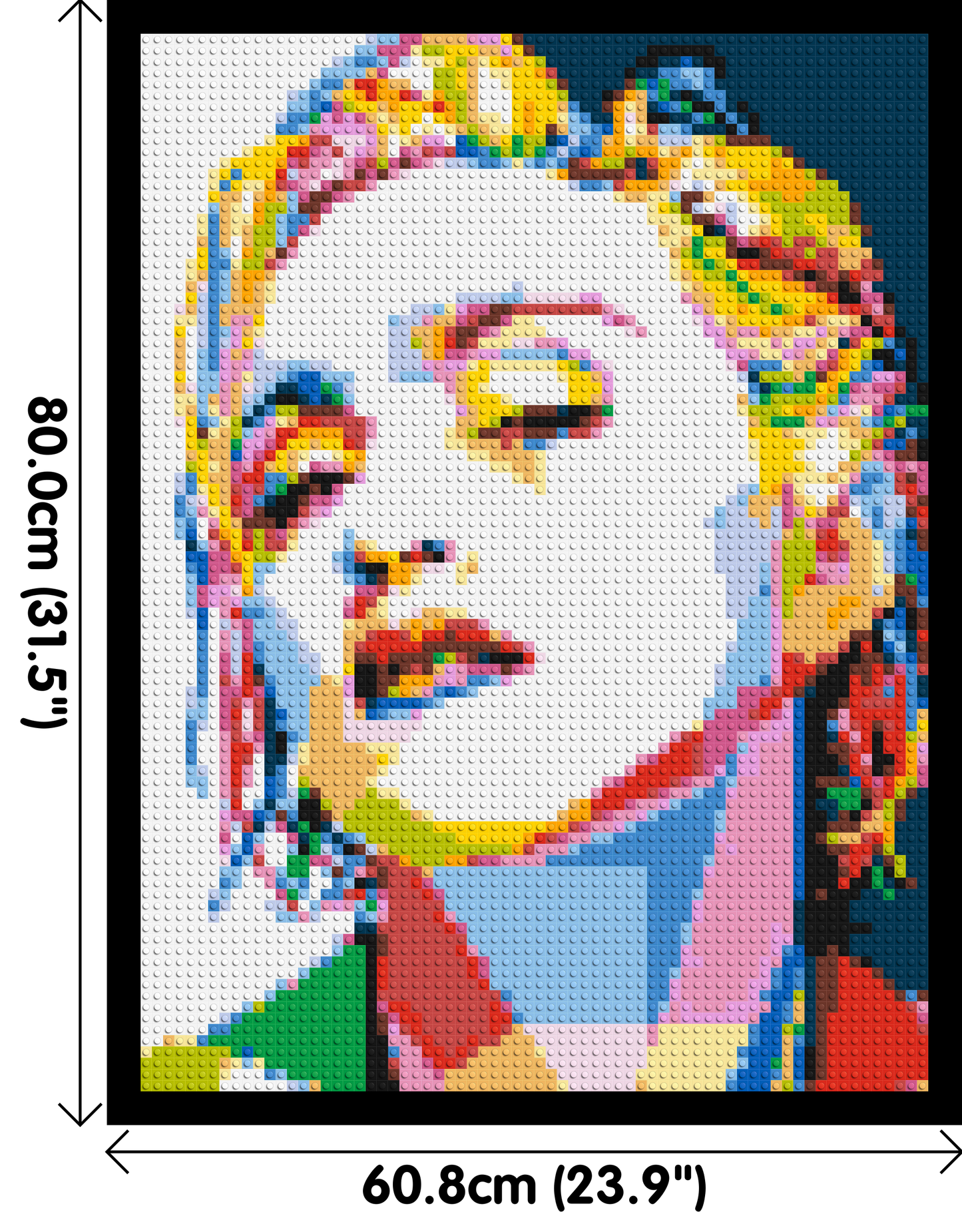 Madonna - Brick Art Mosaic Kit 3x4 large