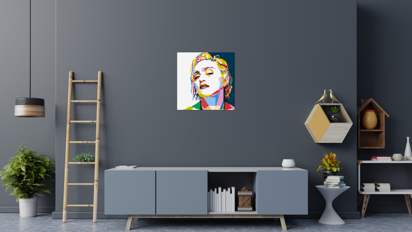 Madonna - Brick Art Mosaic Kit 4x4 large