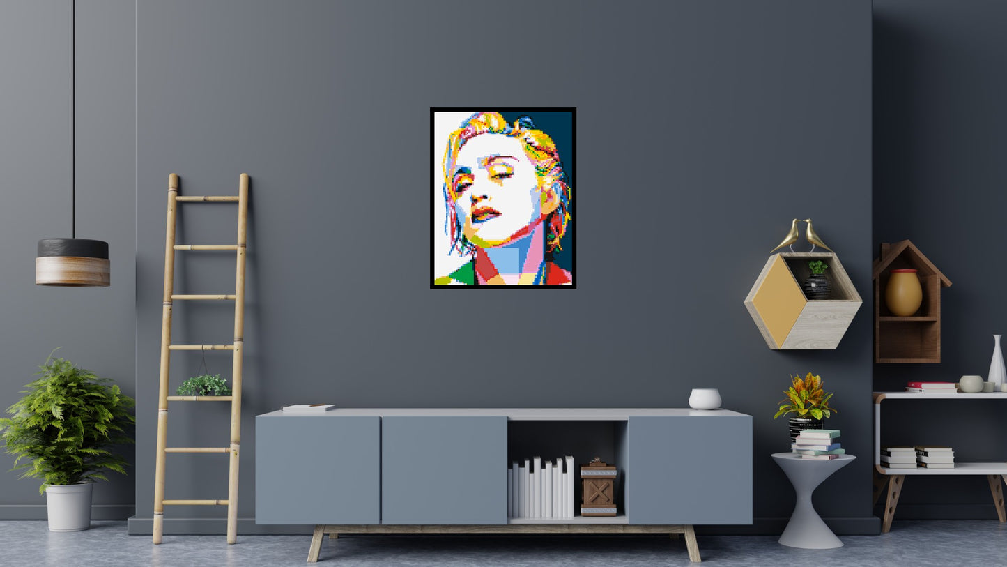 Madonna - Brick Art Mosaic Kit 4x5 large
