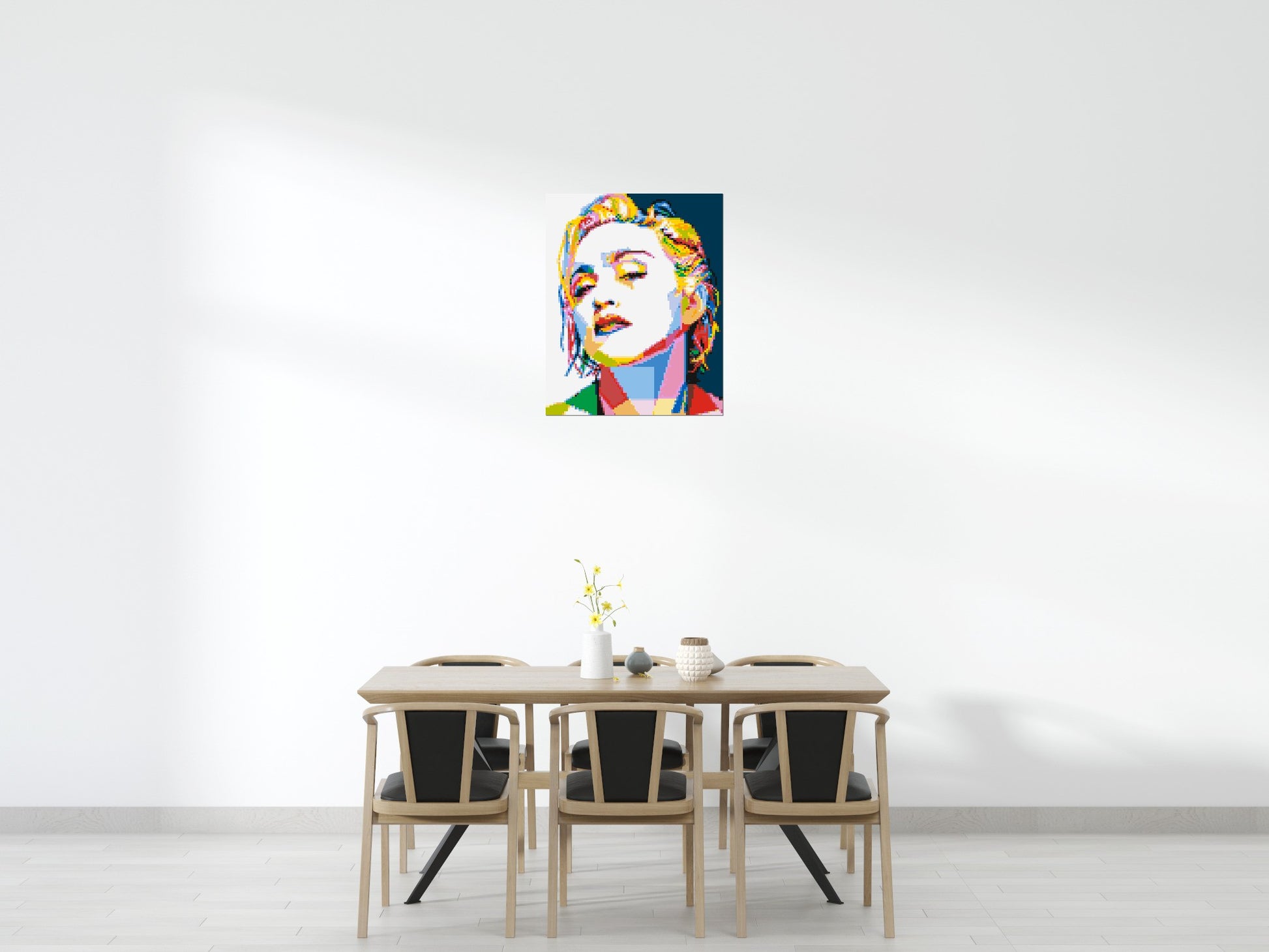 Madonna - Brick Art Mosaic Kit 4x5 scene