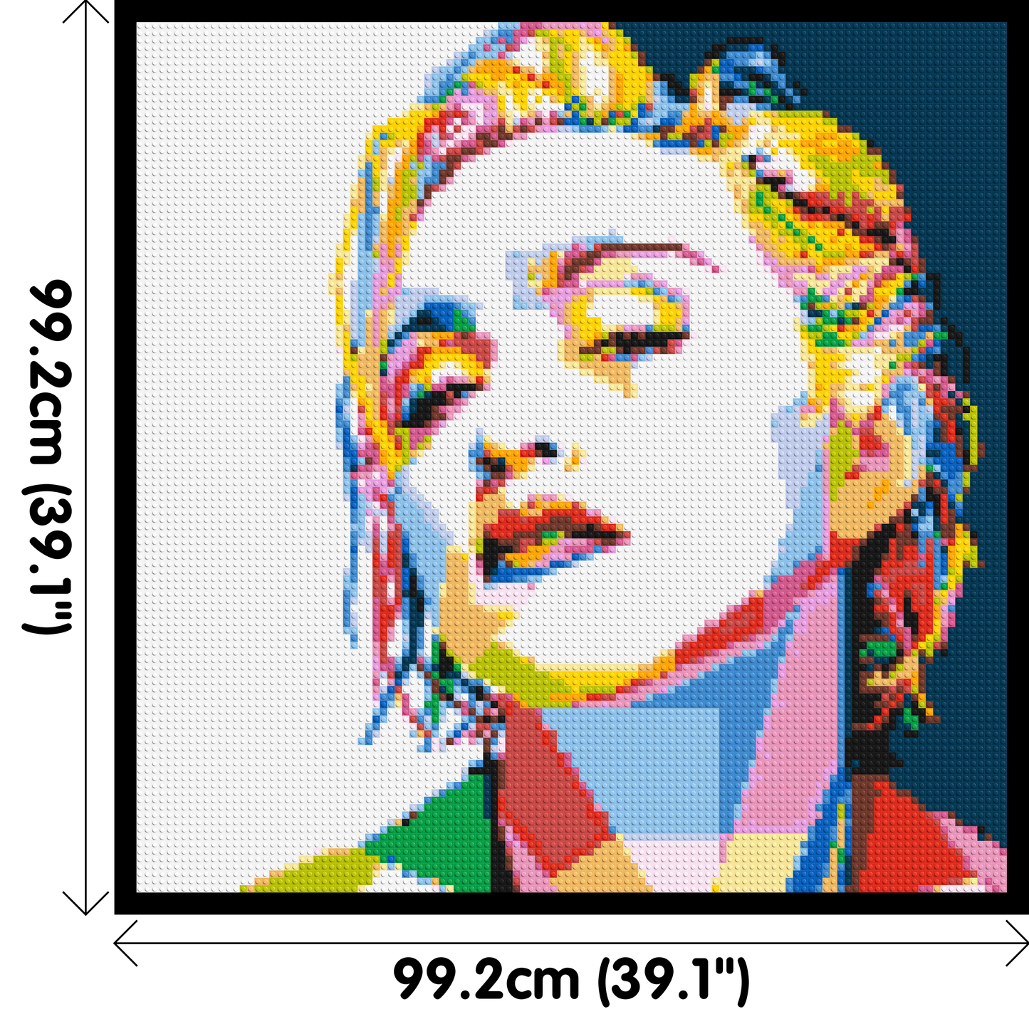 Madonna - Brick Art Mosaic Kit 5x5 large