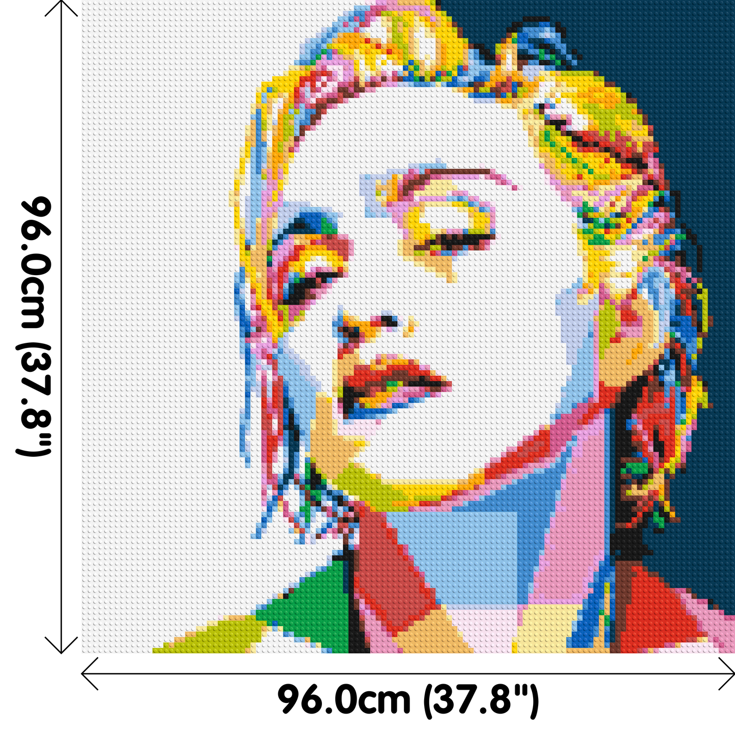 Madonna - Brick Art Mosaic Kit 5x5 large