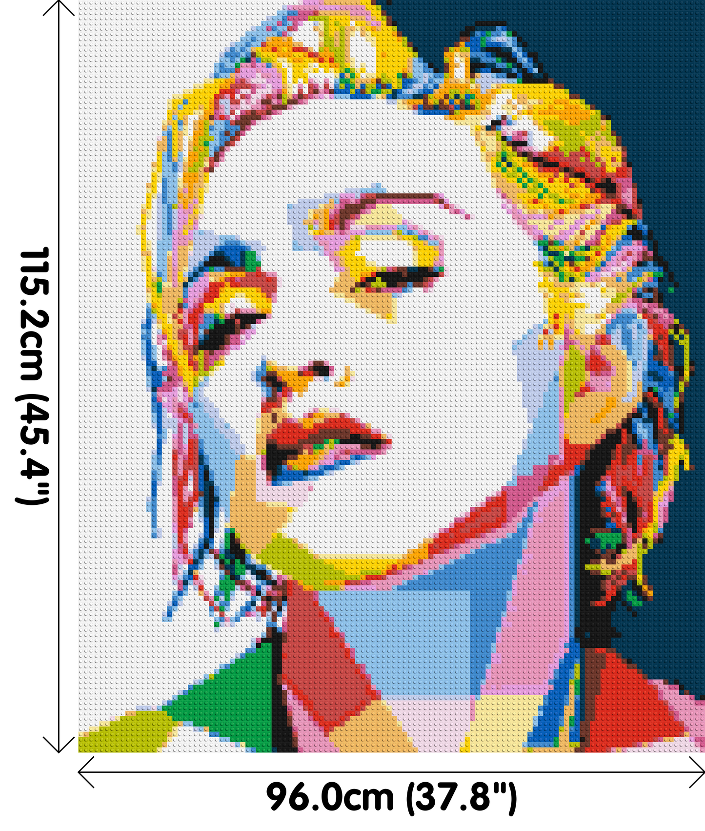 Madonna - Brick Art Mosaic Kit 5x6 large