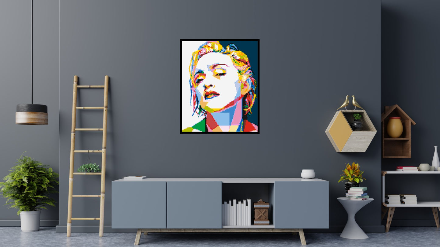 Madonna - Brick Art Mosaic Kit 5x6 large
