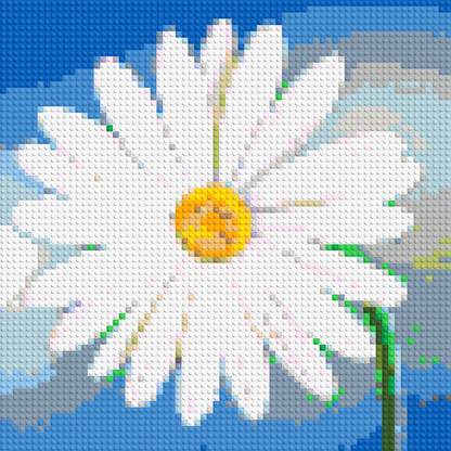Margherite - Brick Art Mosaic Kit 3x3 large