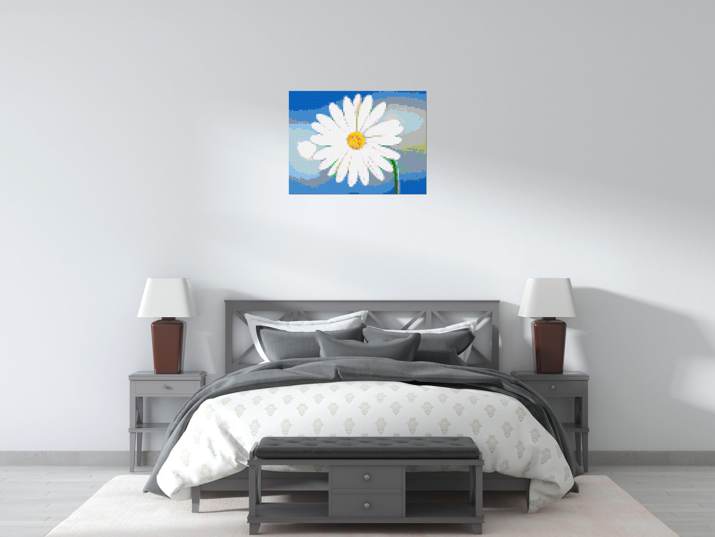 Margherite - Brick Art Mosaic Kit 4x3 large