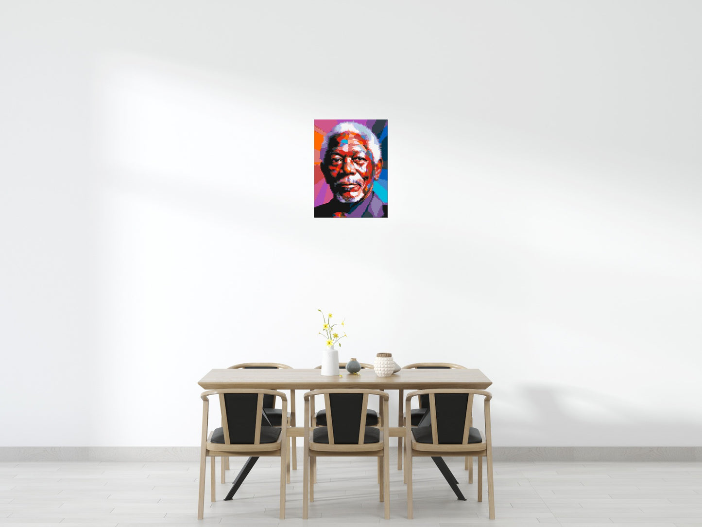 Morgan Freeman - Brick Art Mosaic Kit 3x4 large