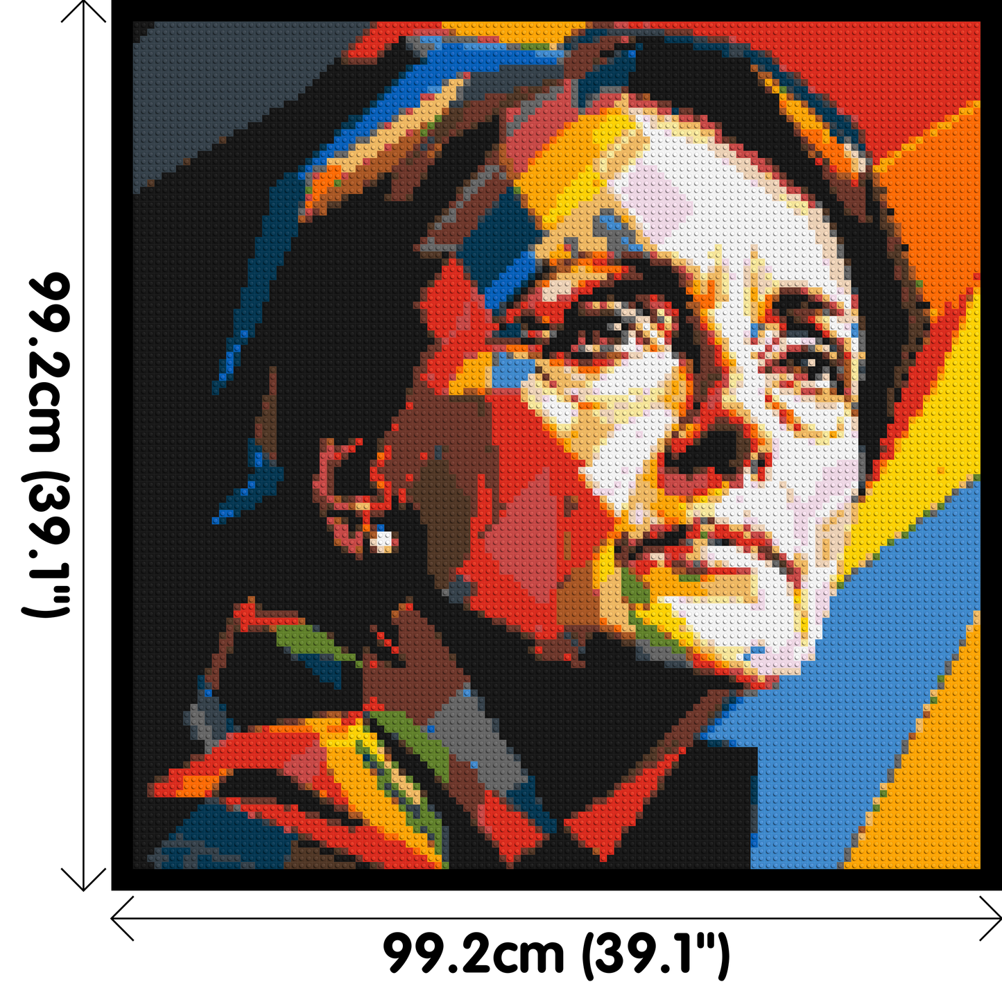 Georgia O'Keeffe - Brick Art Mosaic Kit 5x5 large