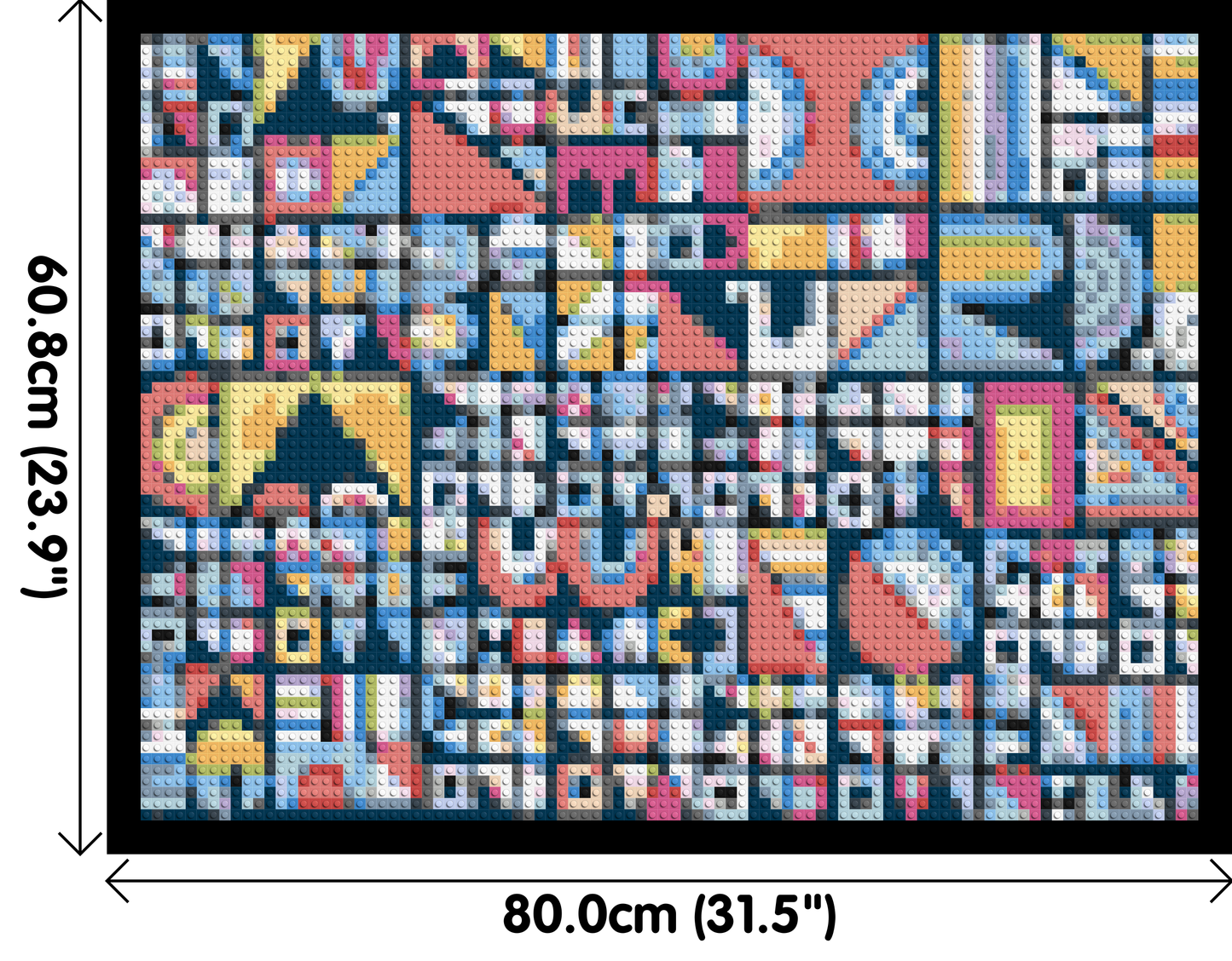 Abstract Pattern #10 - Brick Art Mosaic Kit 4x3 large