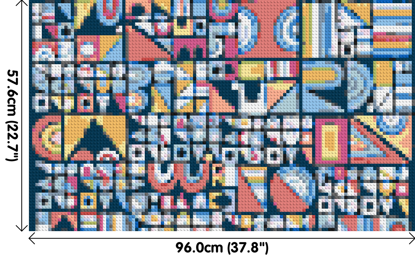 Abstract Pattern #10 - Brick Art Mosaic Kit 5x3 large