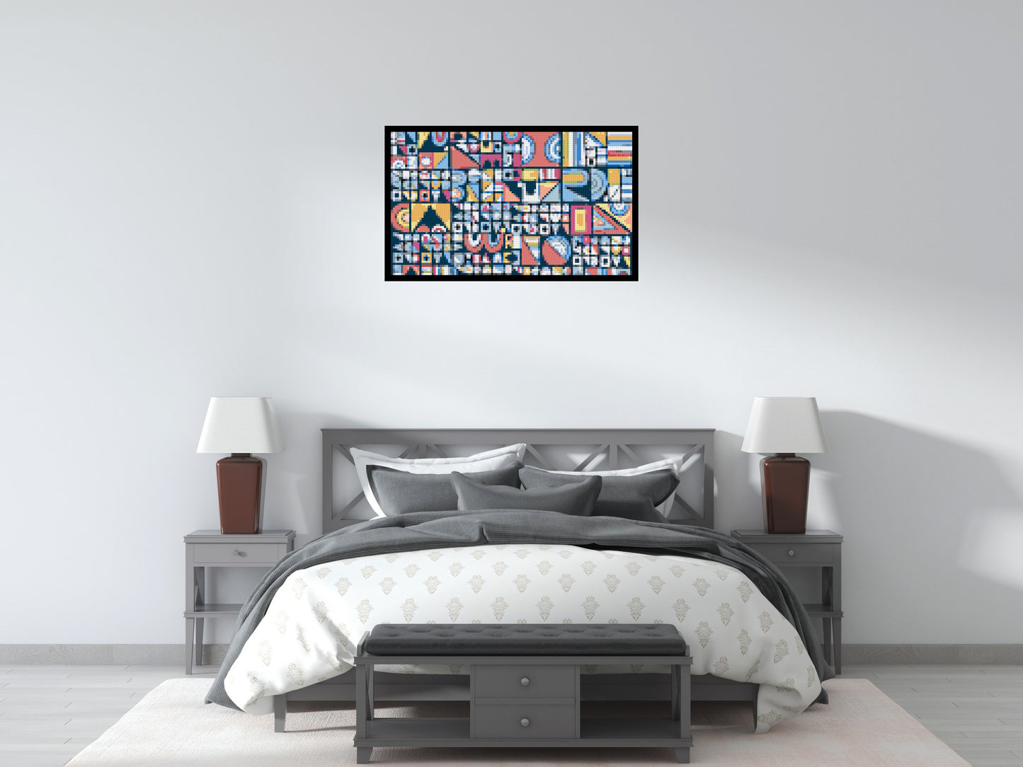 Abstract Pattern #10 - Brick Art Mosaic Kit 5x3 large