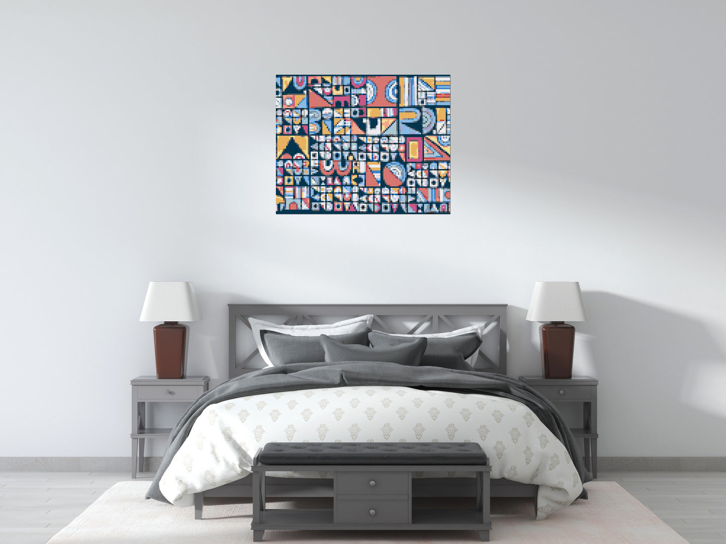 Abstract Pattern #10 - Brick Art Mosaic Kit 5x4 large