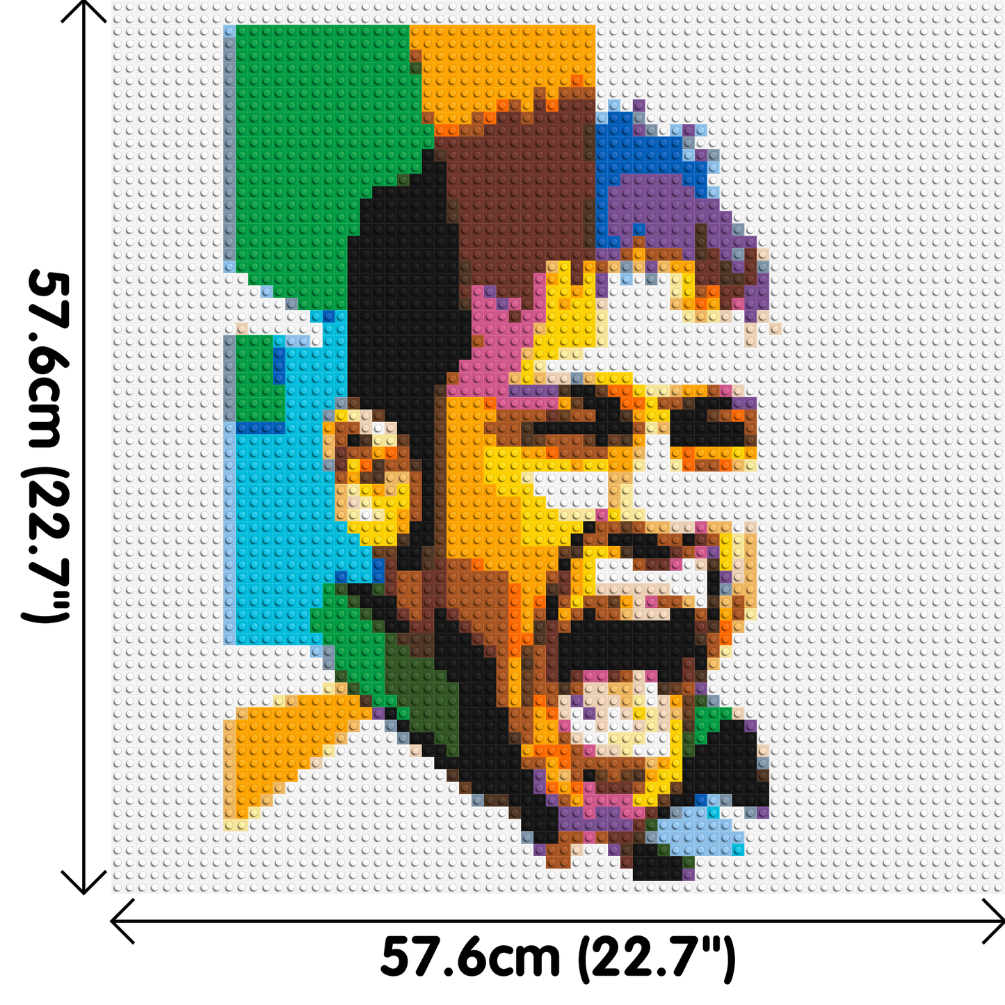 Neymar - Brick Art Mosaic Kit 3x3 large