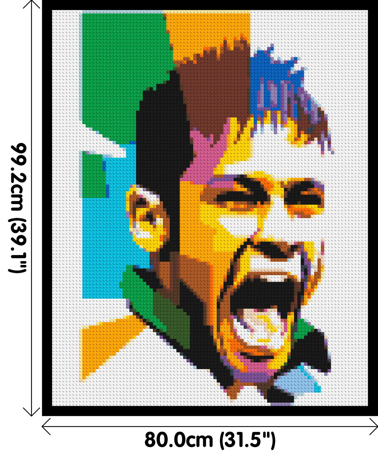 Neymar - Brick Art Mosaic Kit 4x5 large