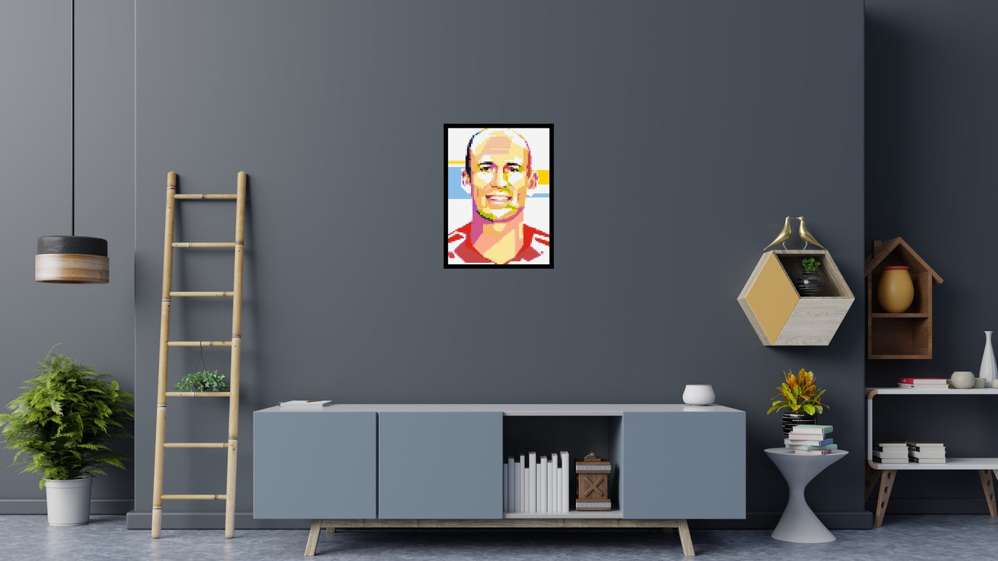 Arjen Robben - Brick Art Mosaic Kit 3x4 large