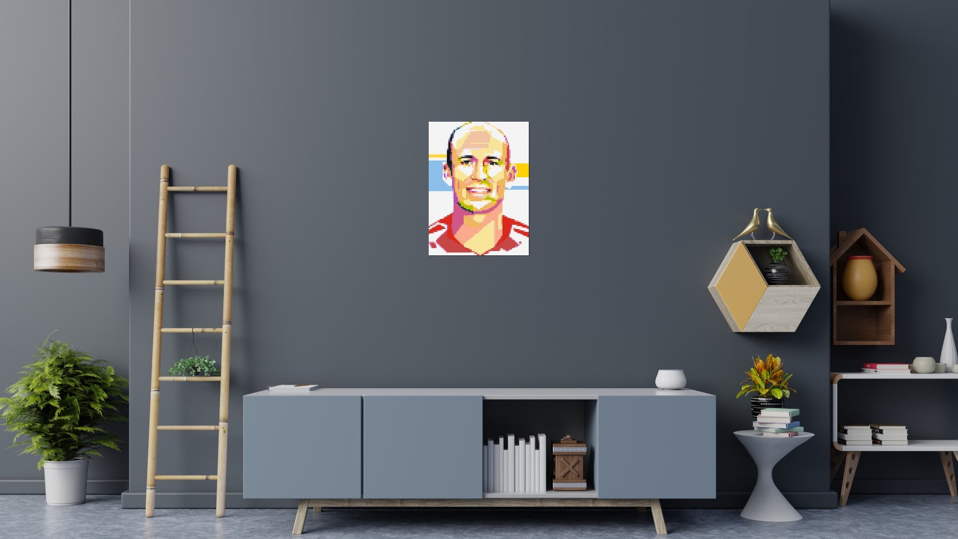 Arjen Robben - Brick Art Mosaic Kit 3x4 scene