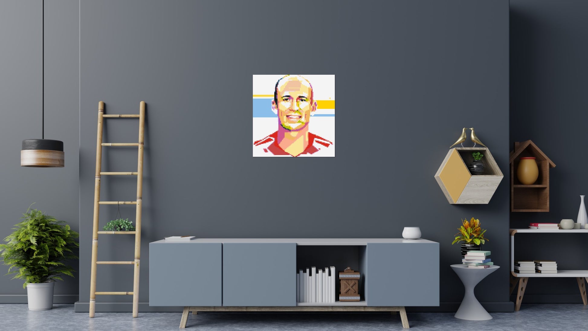 Arjen Robben - Brick Art Mosaic Kit 4x4 scene