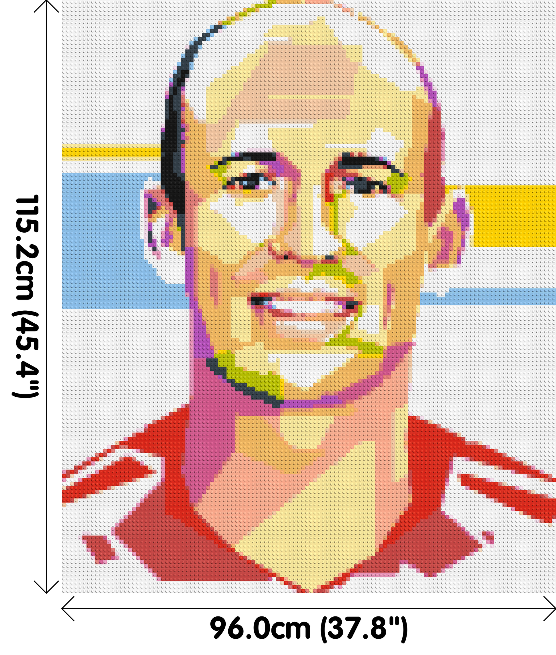 Arjen Robben - Brick Art Mosaic Kit 5x6 dimensions