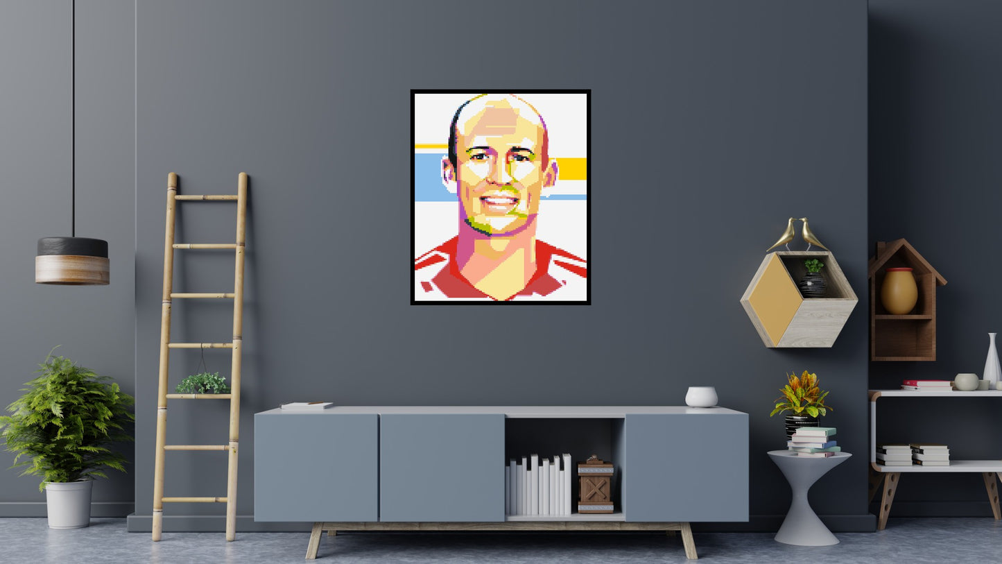 Arjen Robben - Brick Art Mosaic Kit 5x6 large