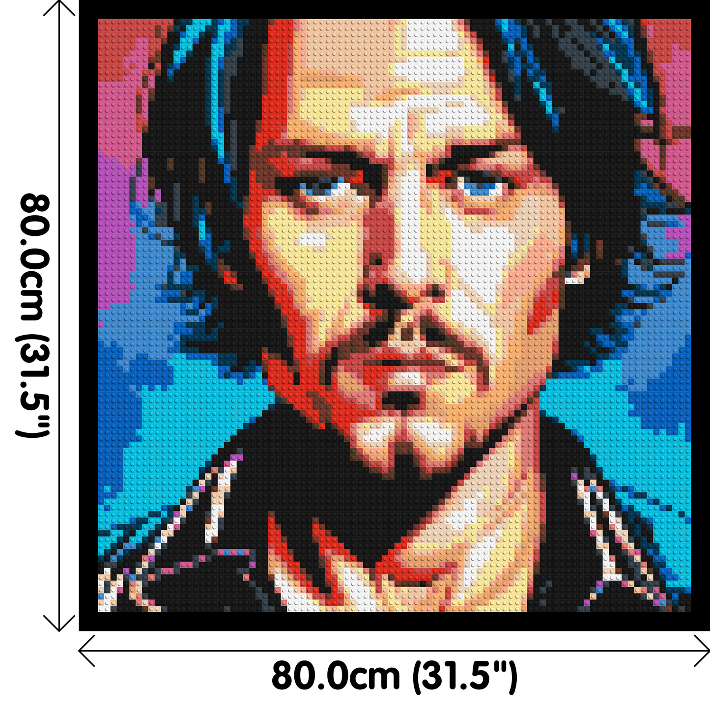 Johnny Depp - Brick Art Mosaic Kit 4x4 large