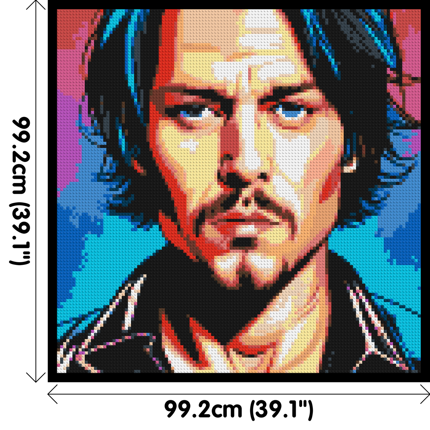 Johnny Depp - Brick Art Mosaic Kit 5x5 large