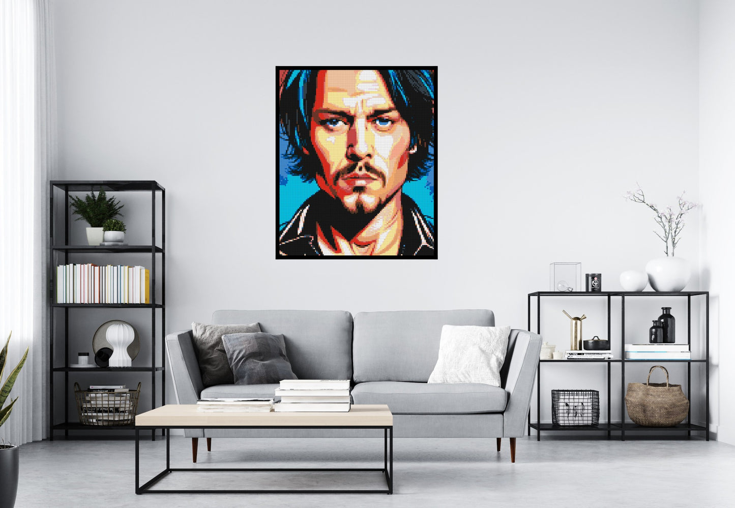 Johnny Depp - Brick Art Mosaic Kit 5x6 large