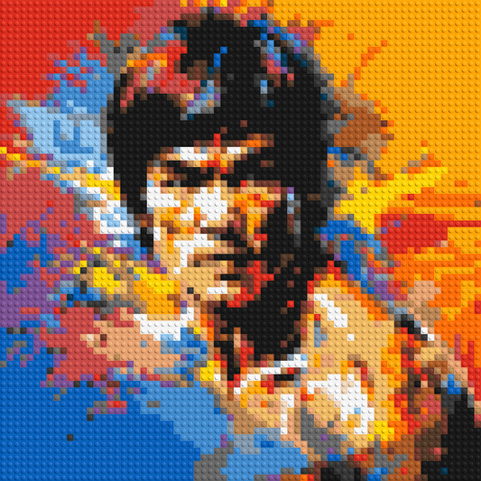 Bruce Lee - Brick Art Mosaic Kit 3x3 large