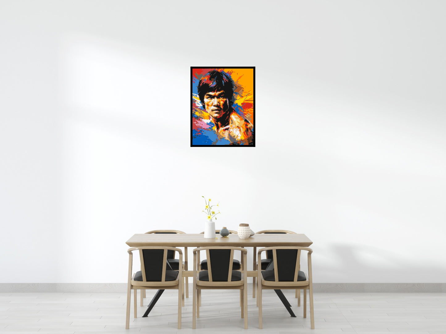 Bruce Lee - Brick Art Mosaic Kit 4x5 large