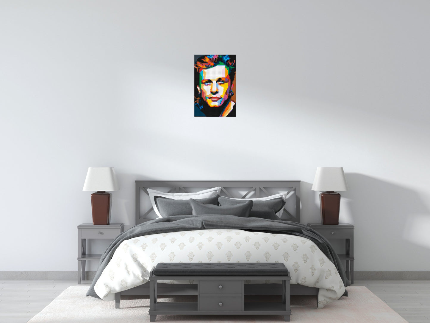 Jon Bon Jovi Pop Art - Brick Art Mosaic Kit 2x3 large