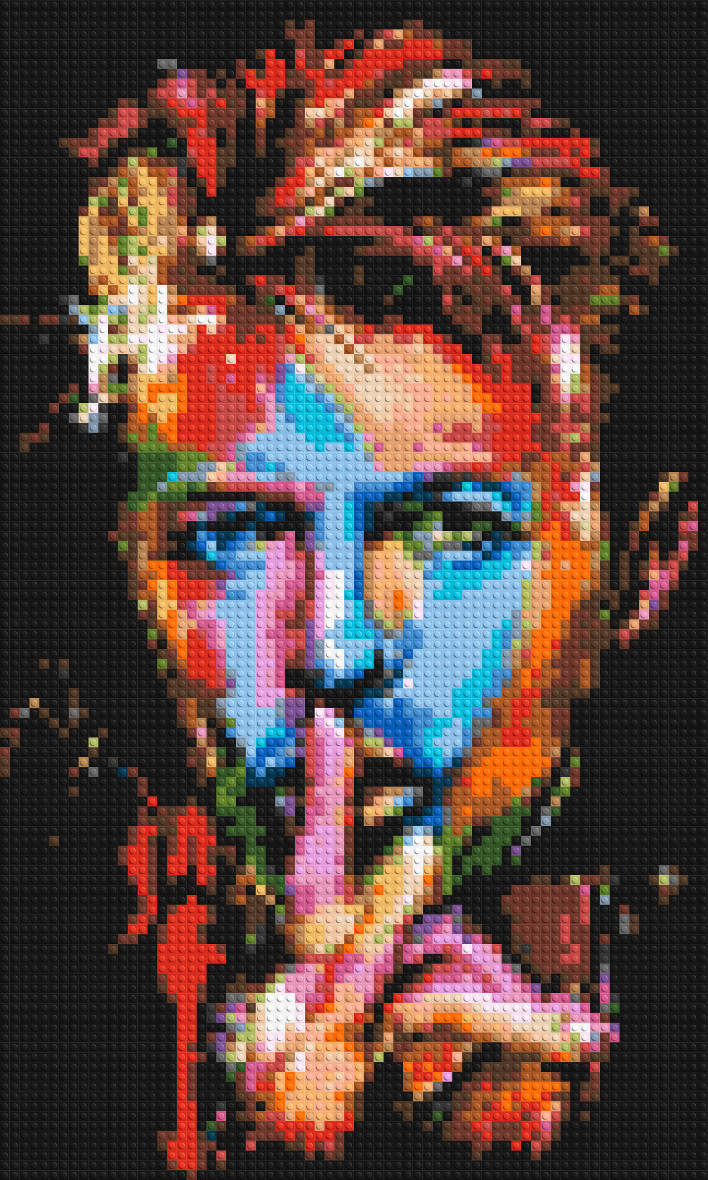 David Bowie - Brick Art Mosaic Kit 3x5 large