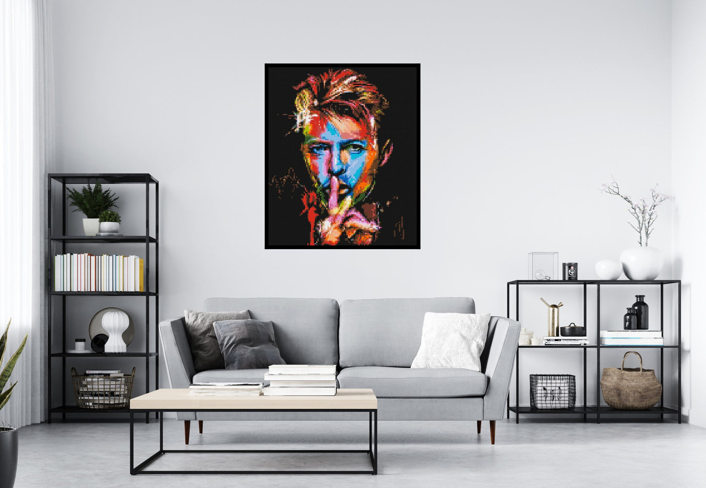 David Bowie - Brick Art Mosaic Kit 5x6 large