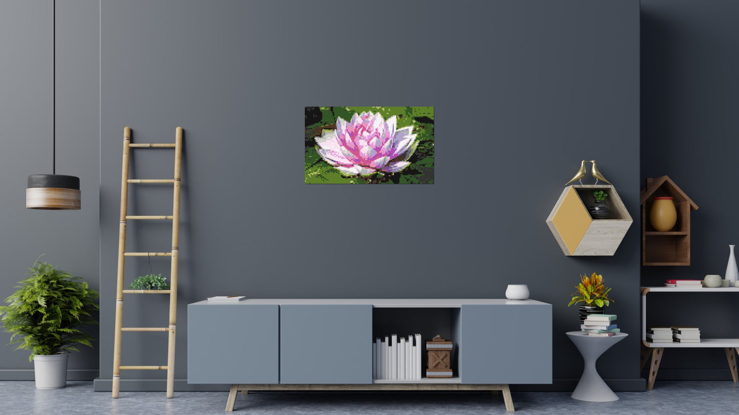 Water Lily - Brick Art Mosaic Kit 5x3 large