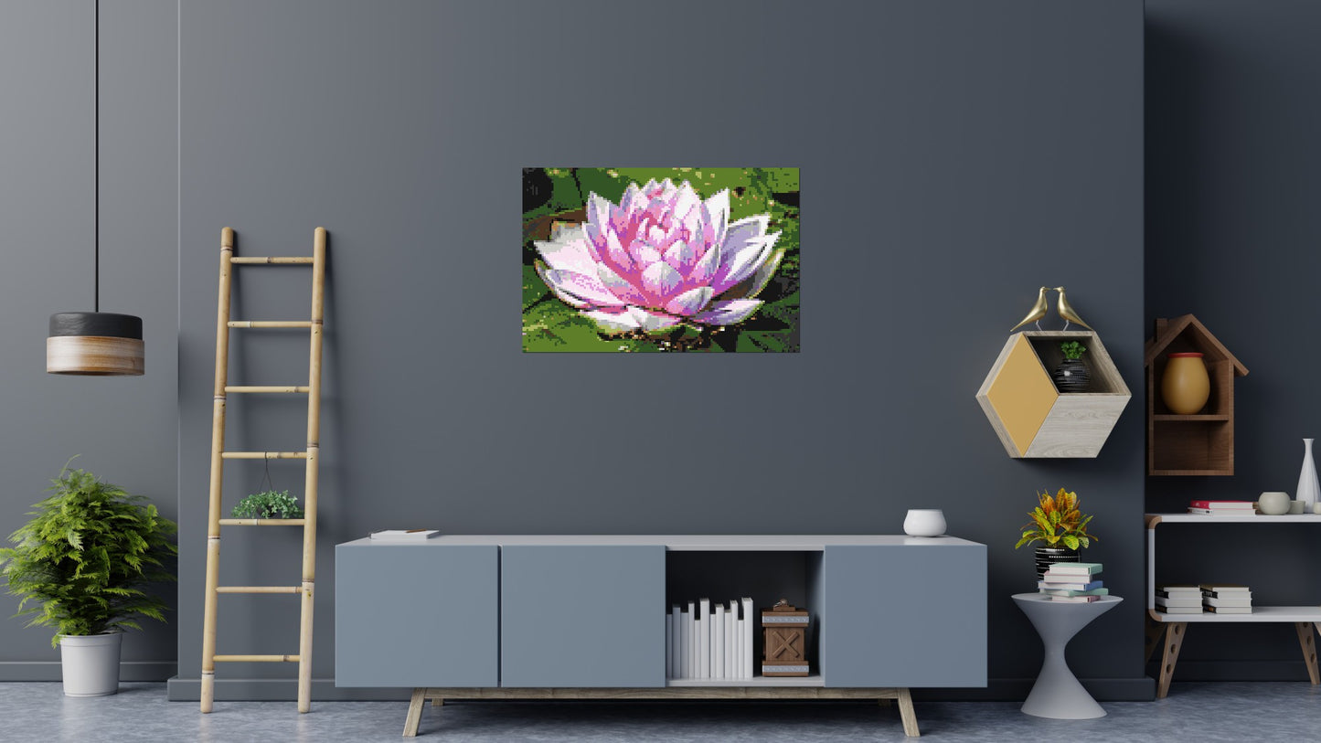 Water Lily - Brick Art Mosaic Kit 6x4 large
