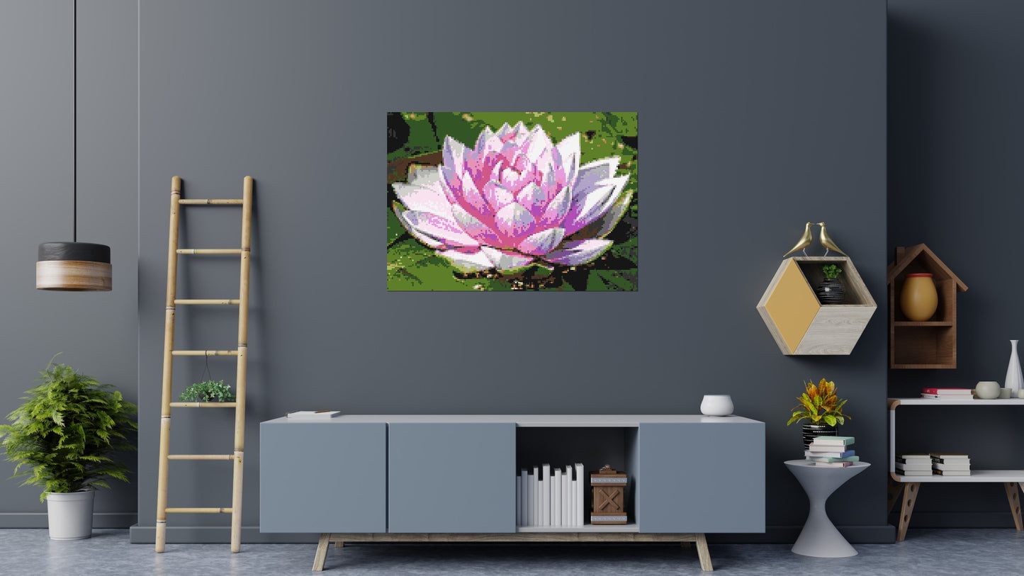 Water Lily - Brick Art Mosaic Kit 7x5 large